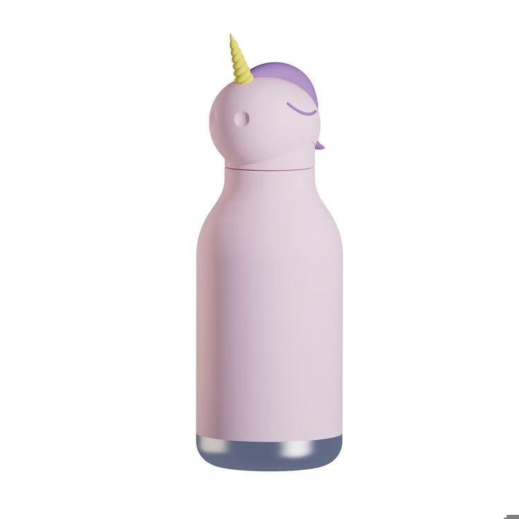 Unicorn Bottle With Straw 16 oz