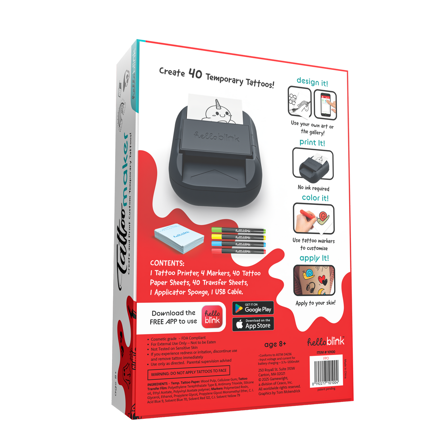 Hello Blink Tattoo Maker