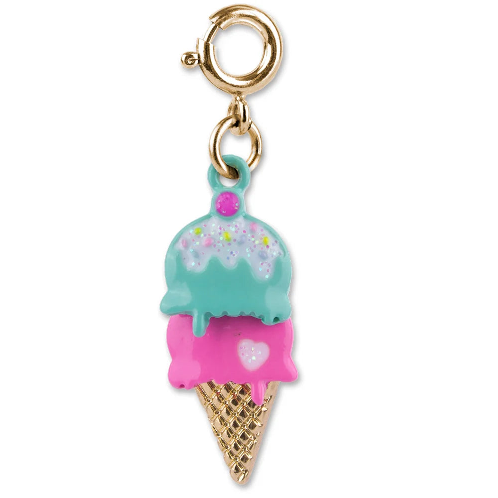Charm It Gold Ice Cream Cone Charm