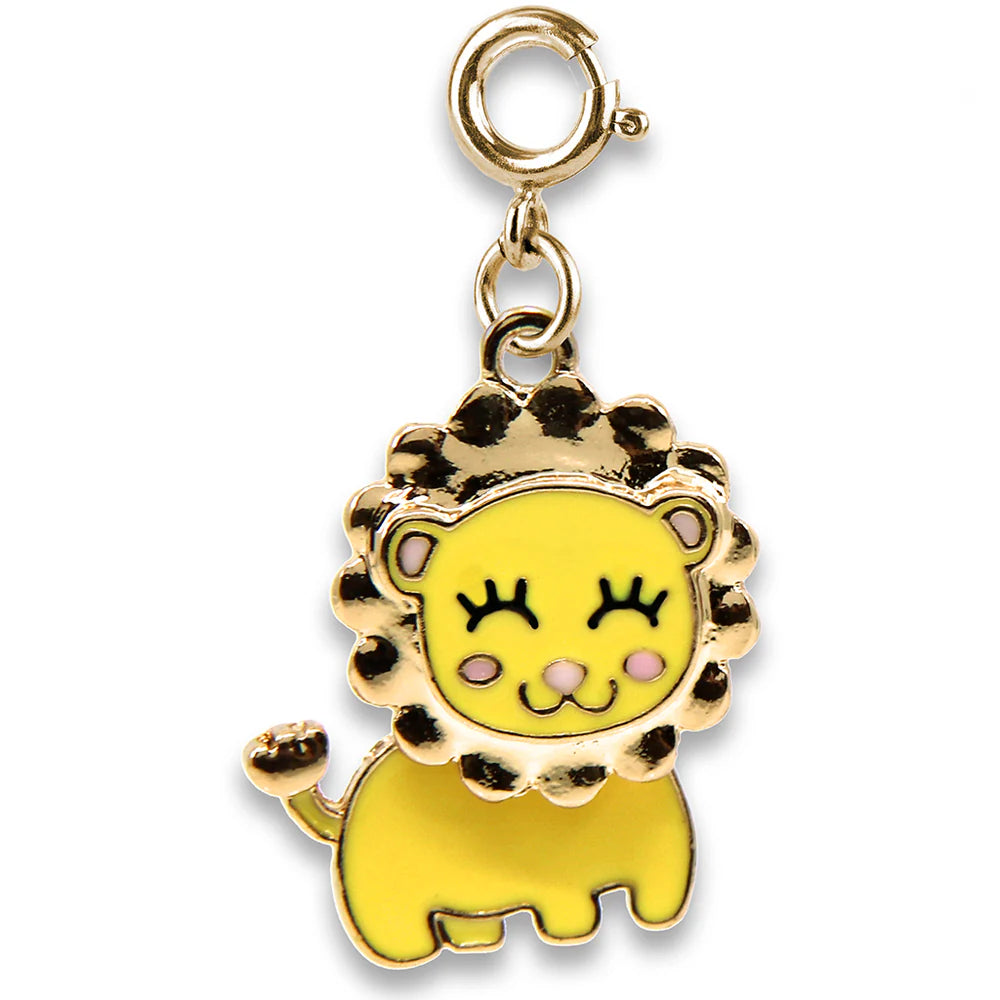 Charm It Gold Swivel Lion Charm