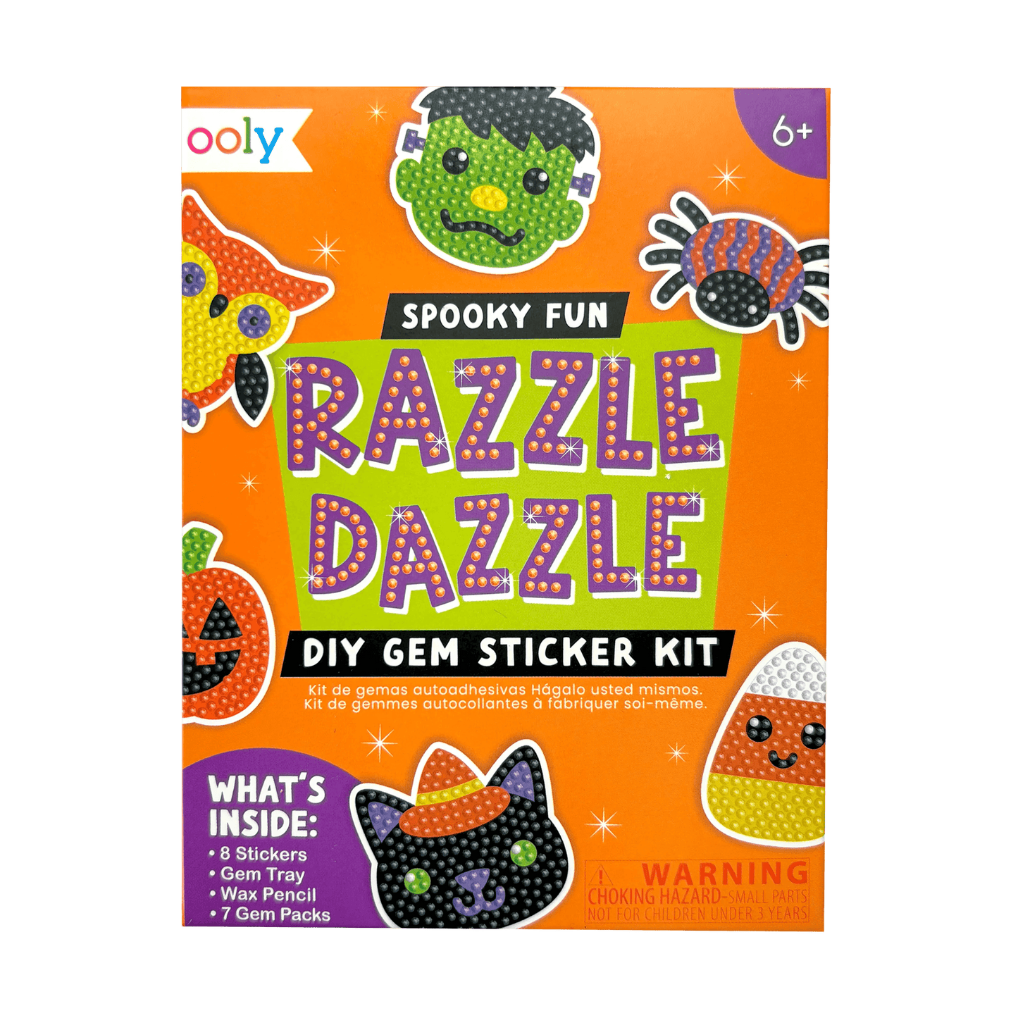 Ooly Spooky Fun DIY Gem Sticker Kit