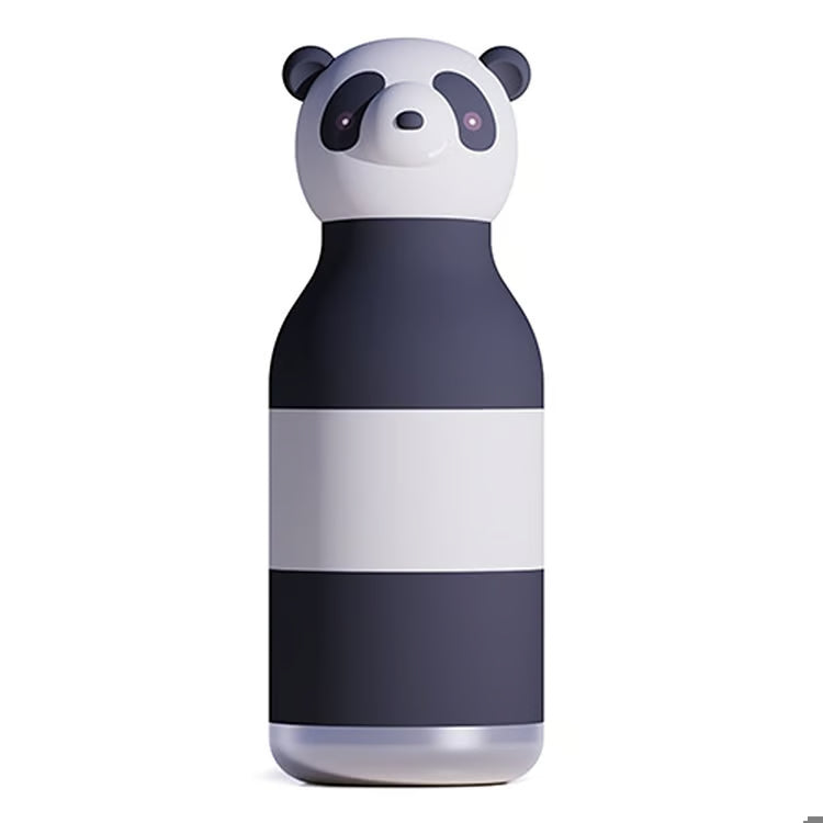 Panda Bottle With Straw 16 oz