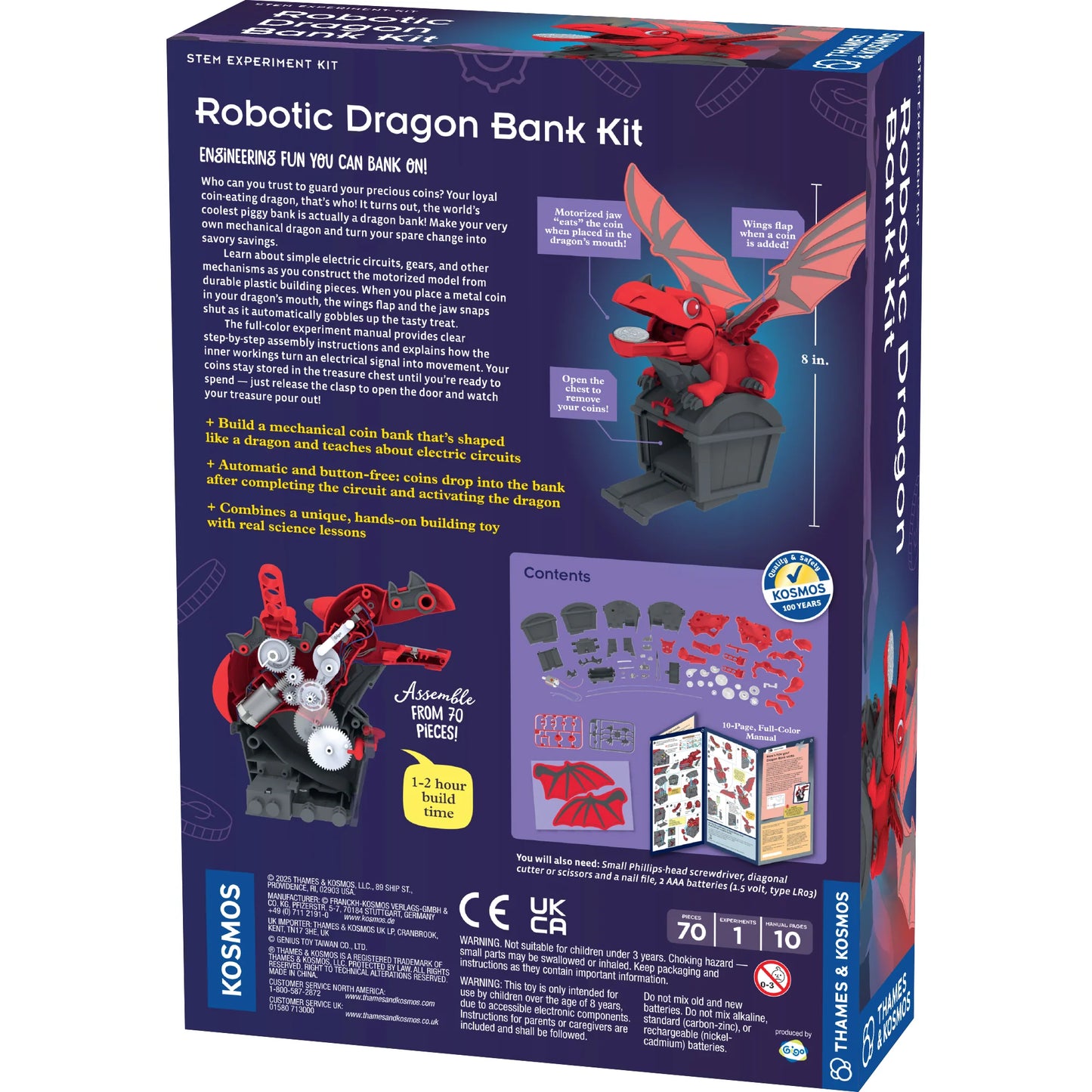 Robotic Dragon Bank Kit 🔋AAA