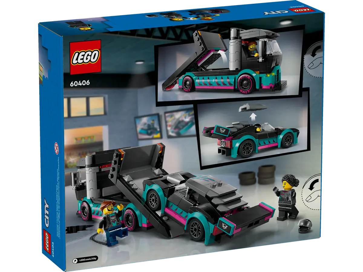 Lego Race Car Carrier Truck