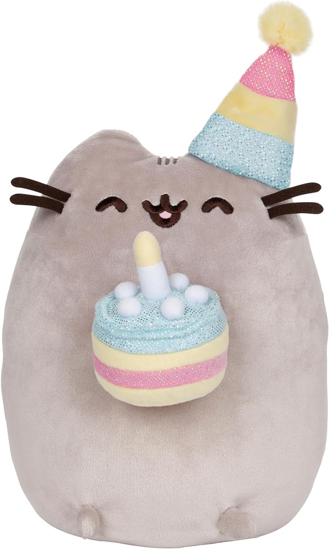 Pusheen with Birthday Cake