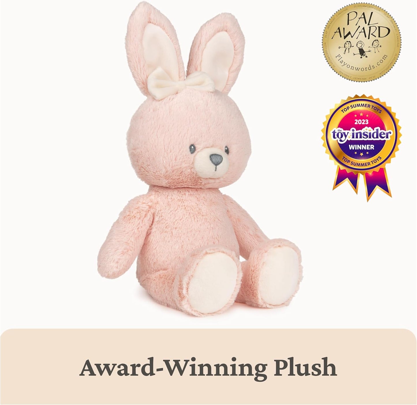Roise Pink Bunny Sustainable Plush