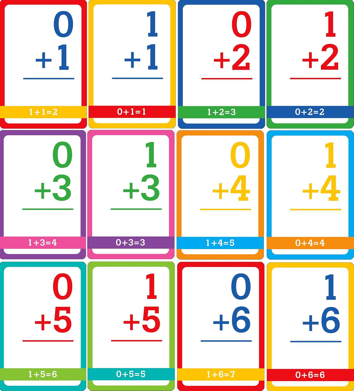 Addition Flash Cards