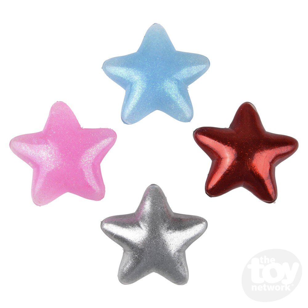 Squishy Sticky Glitter Star