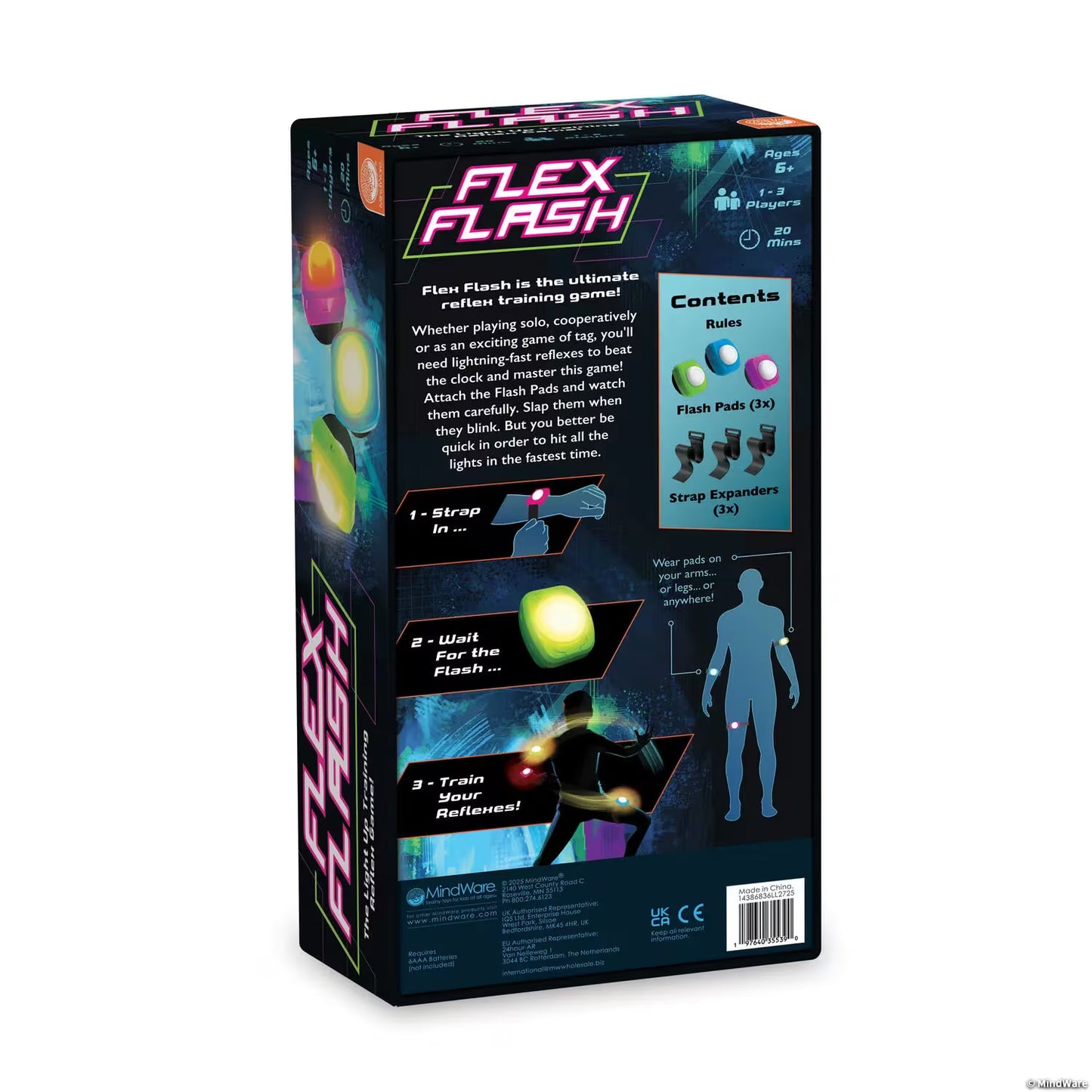 Flex Flash The Light Up Training Reflex Game 🔋6AAA