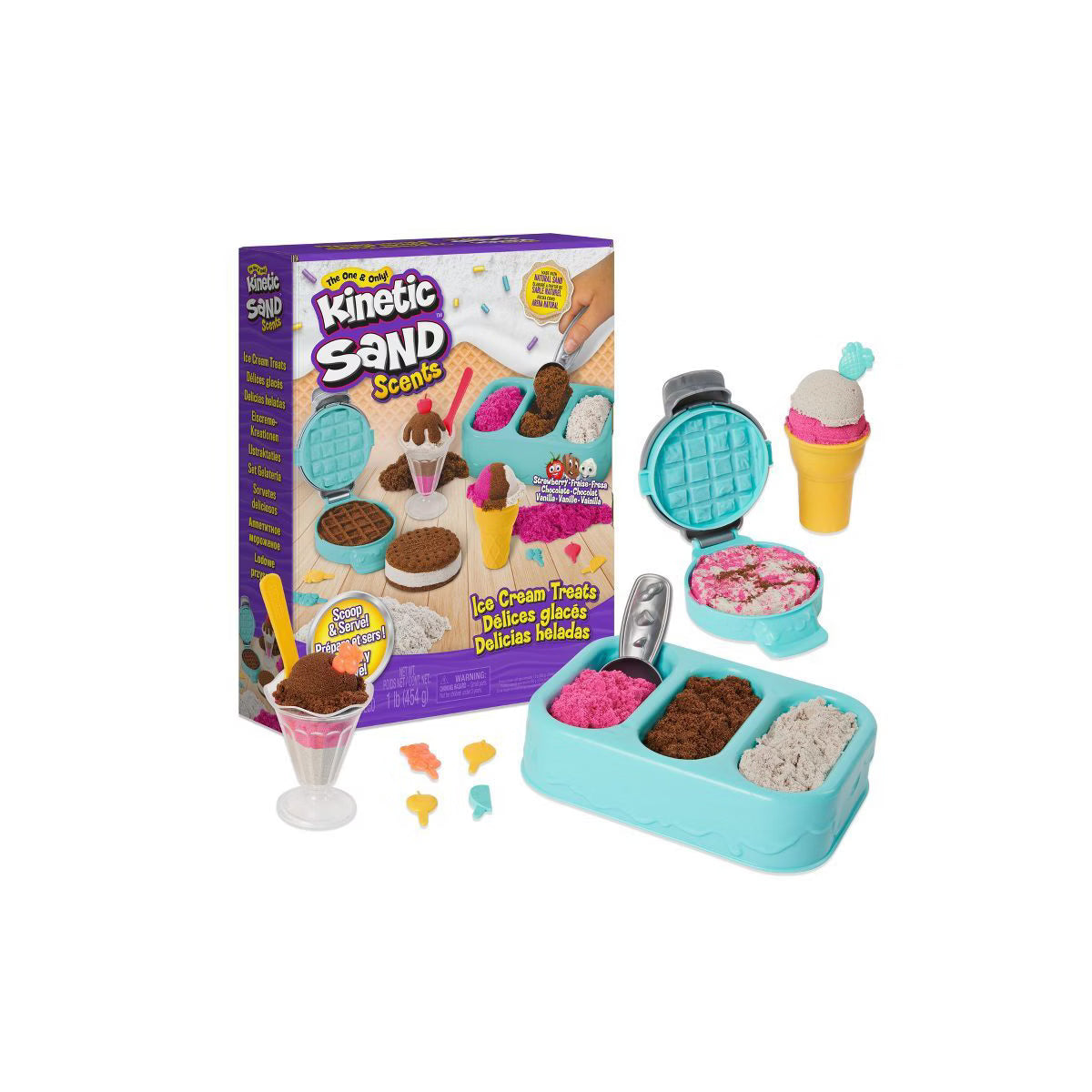 Kinetic Sand Scents Ice Cream Treats Playset