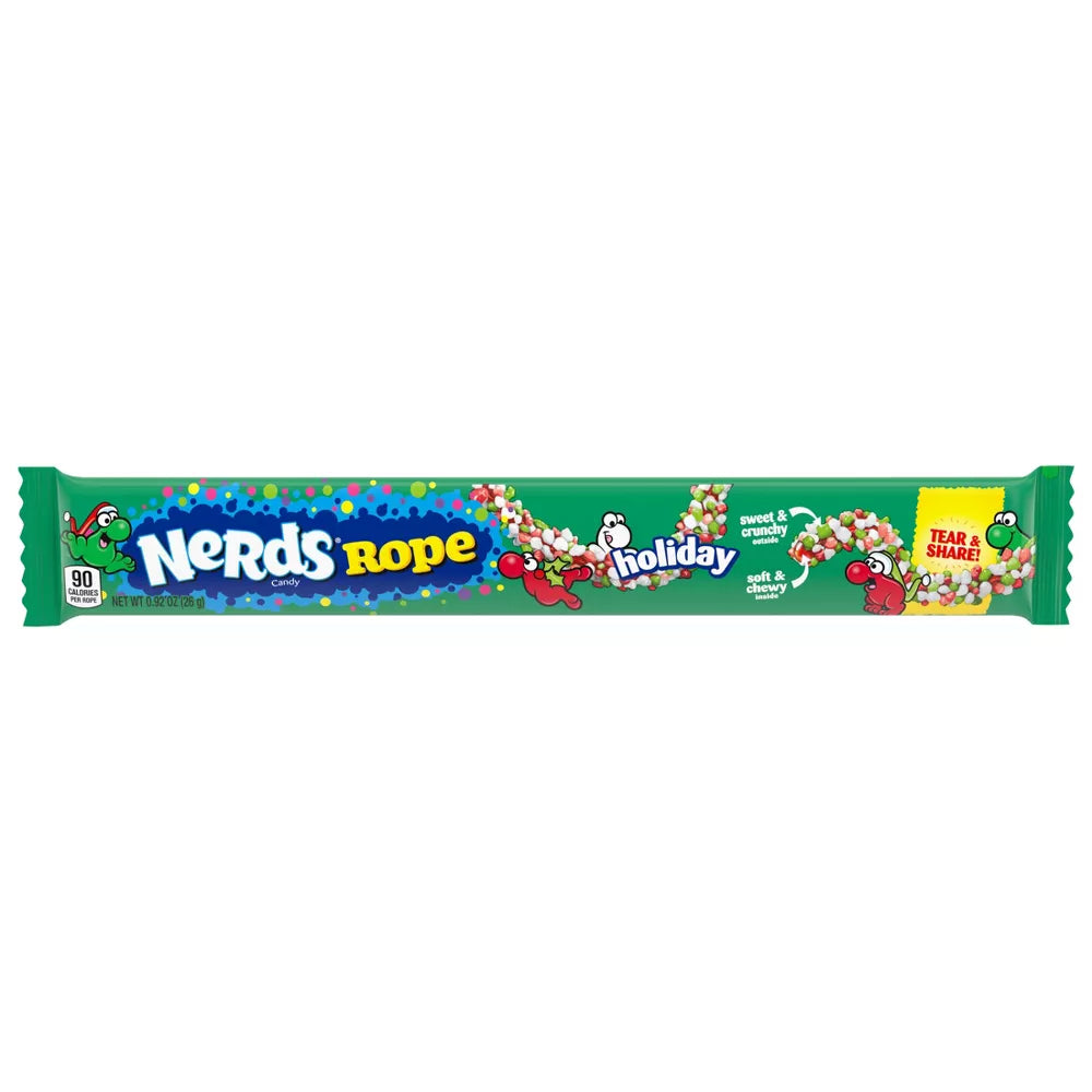 Christmas Nerds Rope .92oz