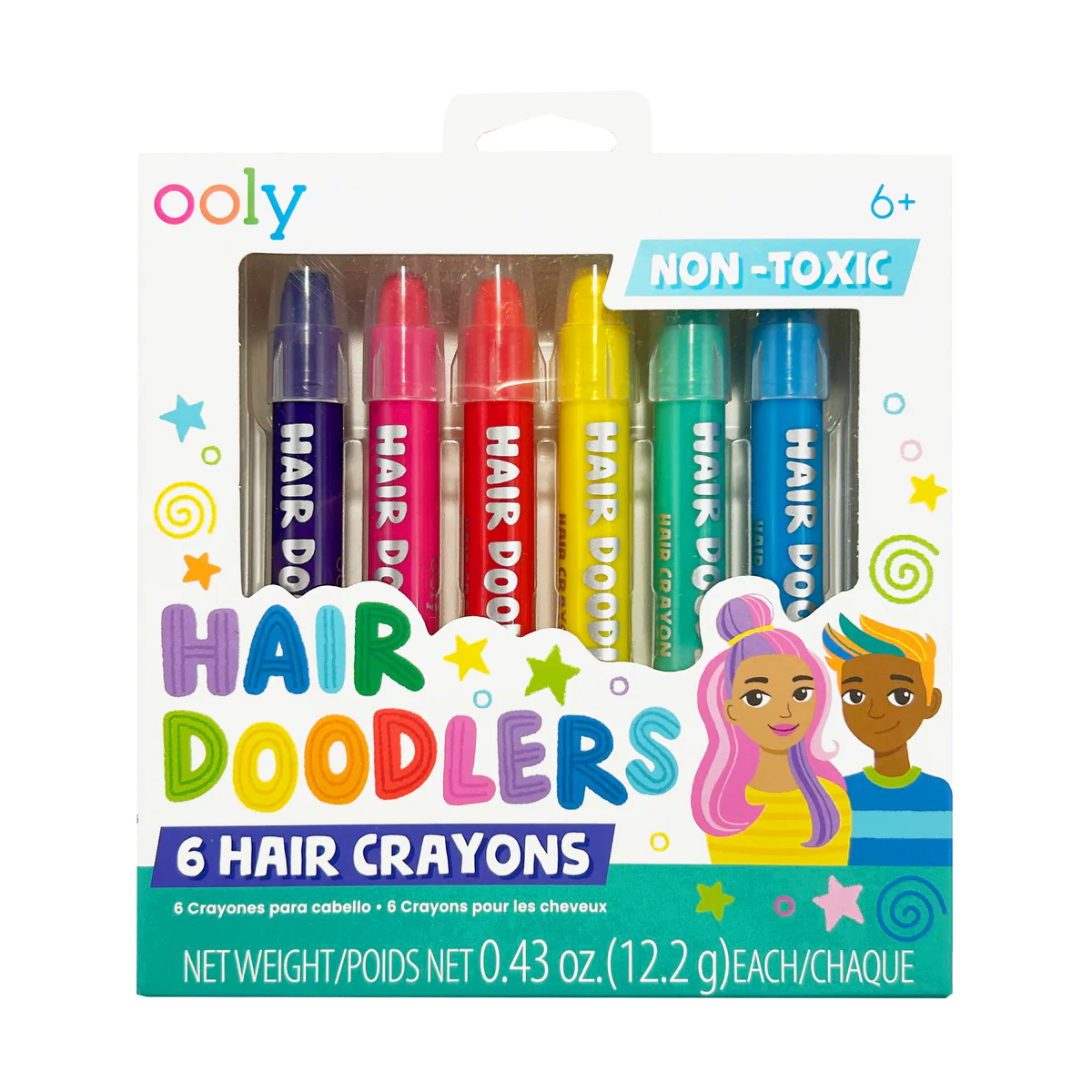Hair Doodlers Crayons