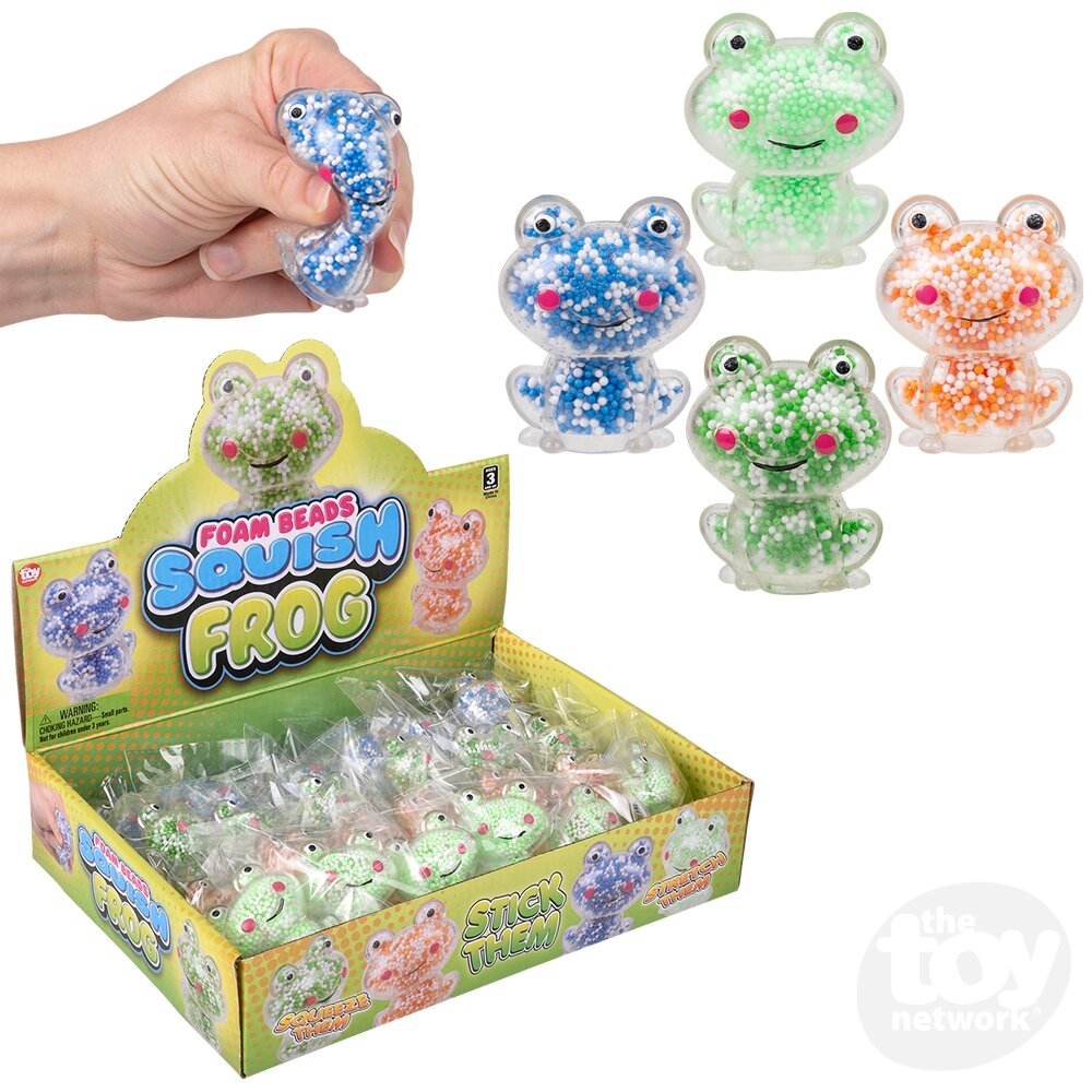 Squishy Squeezy Foam Bead Frog