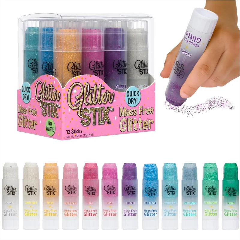 Glitter Stix 12 Color Set