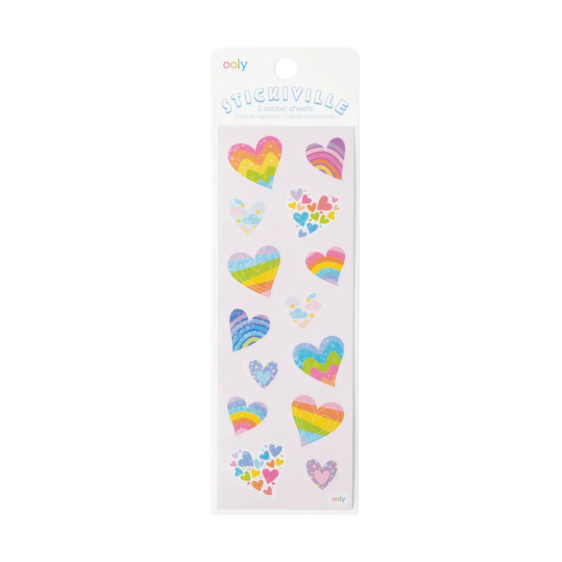 Stickiville Rainbow Heart