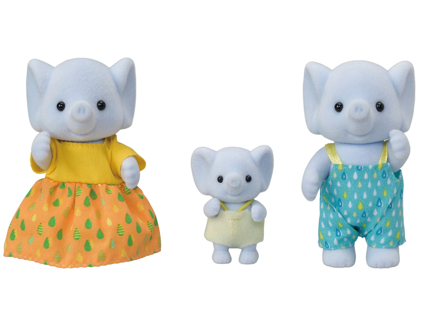 Calico Critters Elephant Family Trio