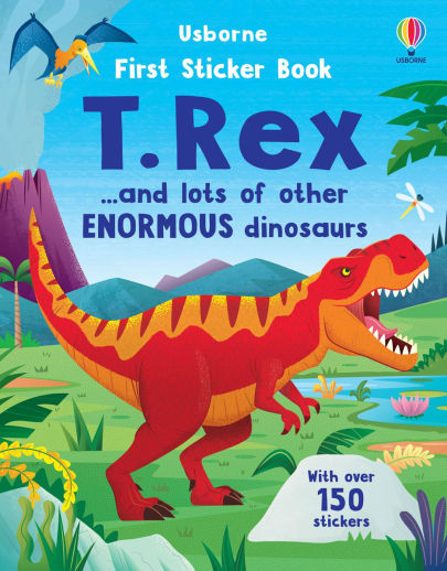 First Sticker Book T Rex Dinosaur