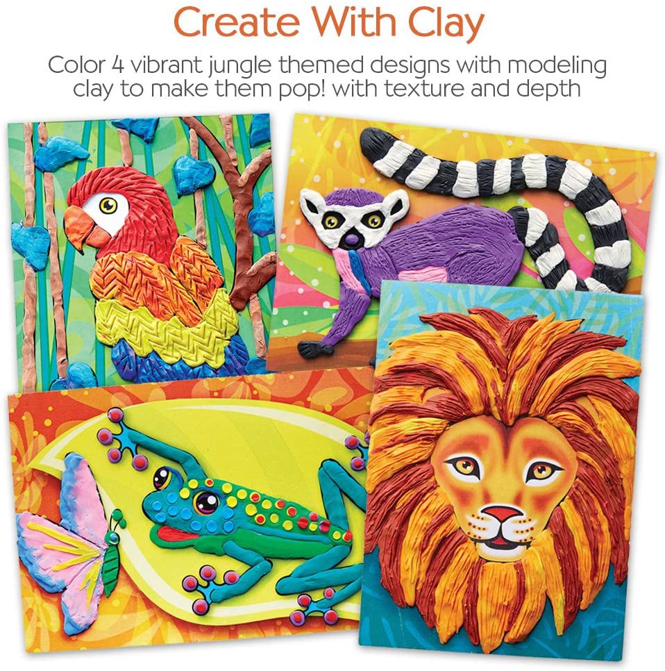 Coloring Clay Lion Etc