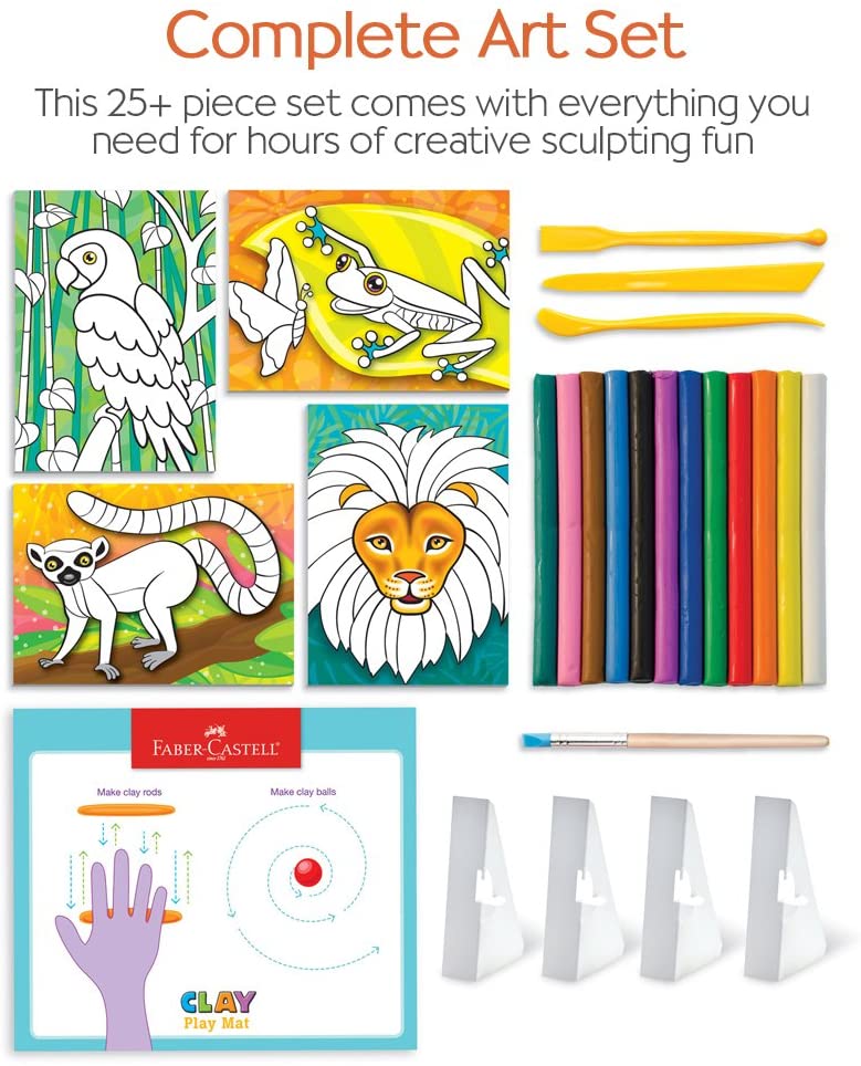 Coloring Clay Lion Etc