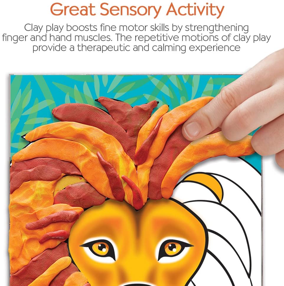 Coloring Clay Lion Etc