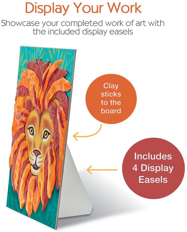 Coloring Clay Lion Etc