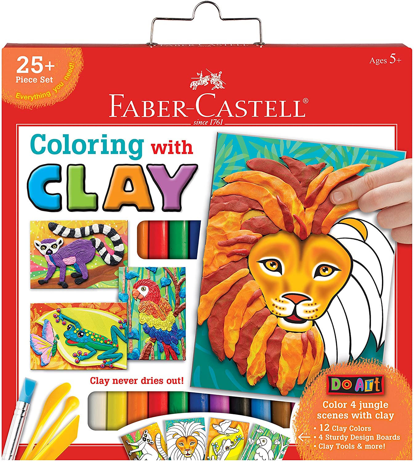 Coloring Clay Lion Etc