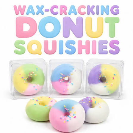 Squishy Cracking Wax Donut