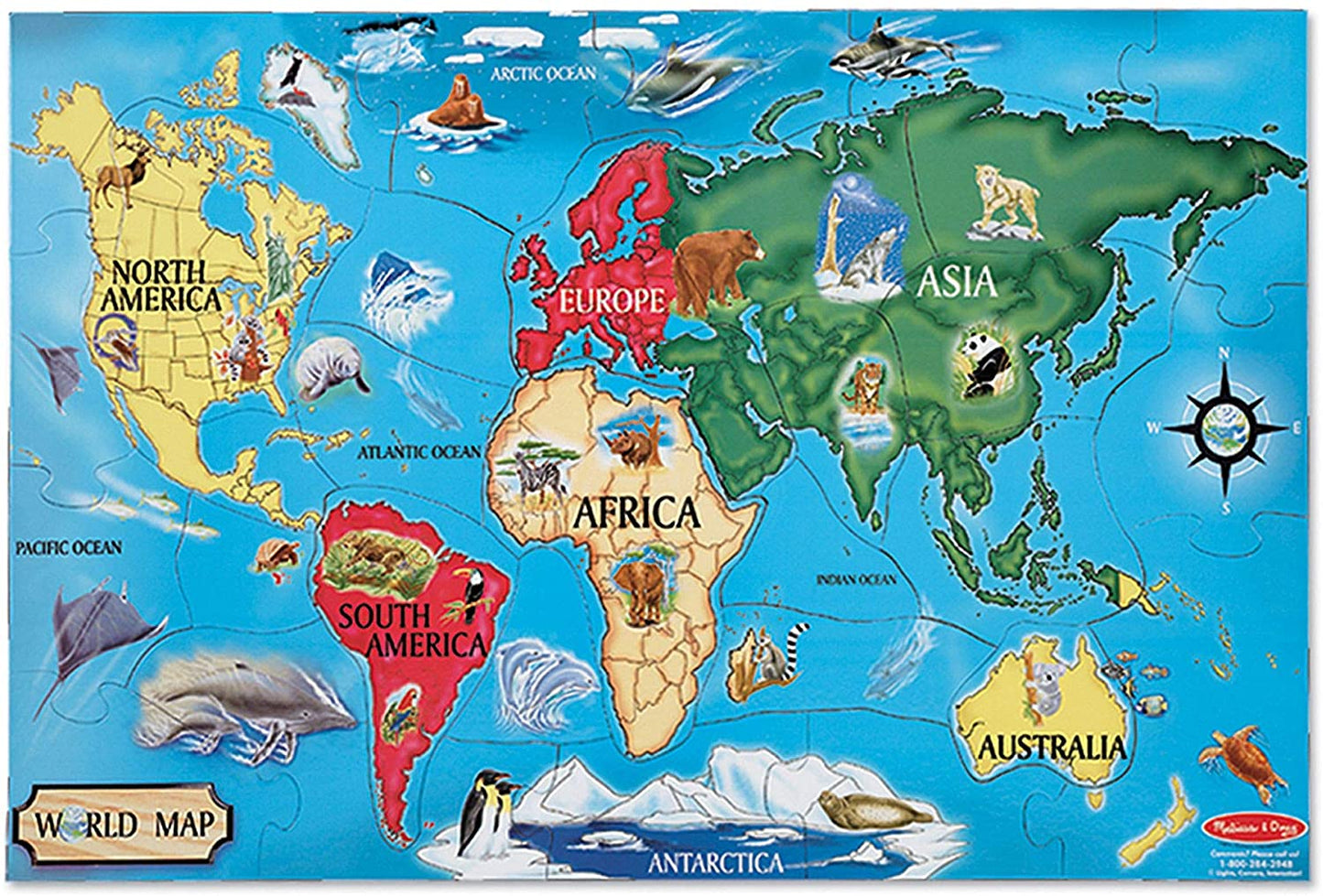 World Map Floor 33 Pc