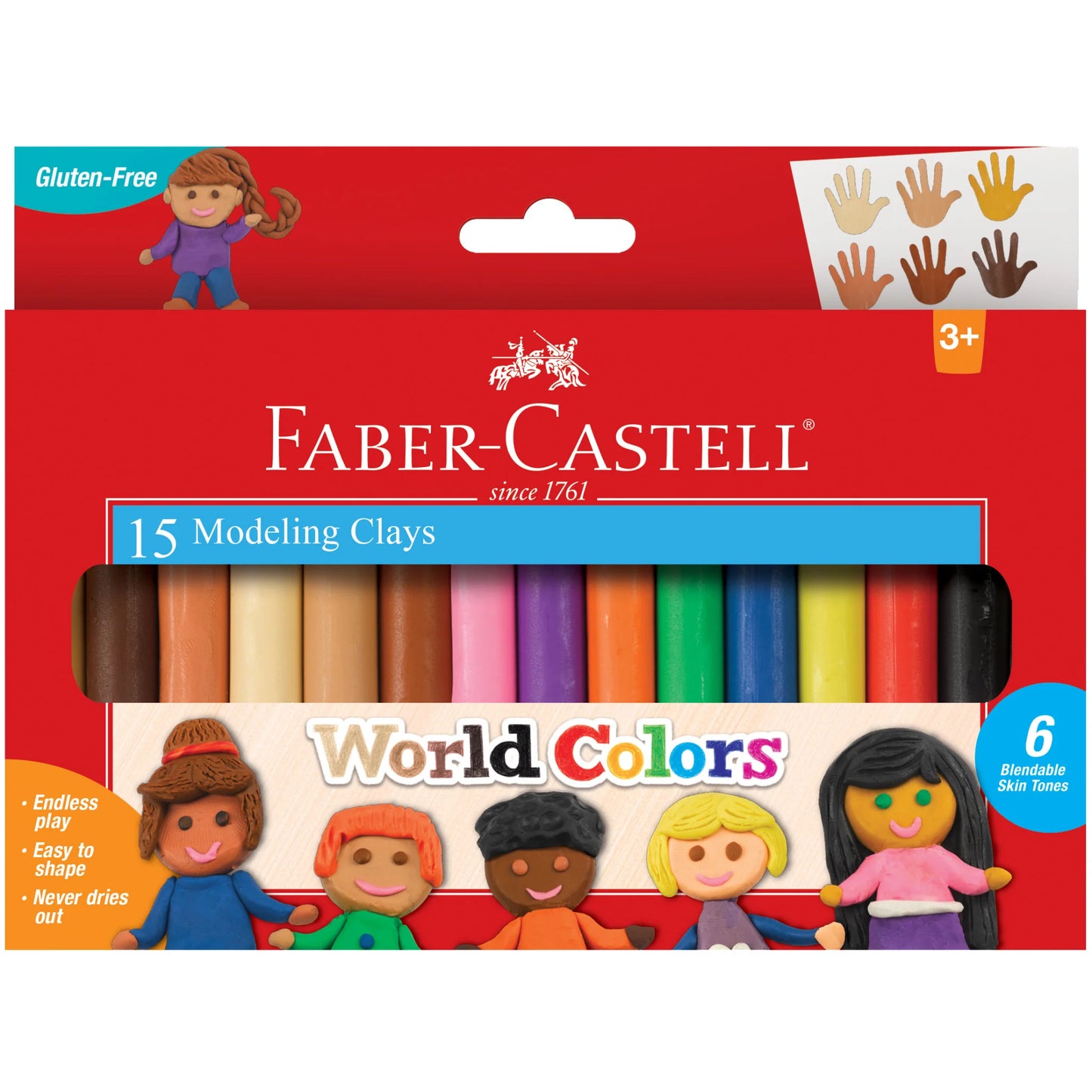 Faber Castell Clay World Colors 15ct
