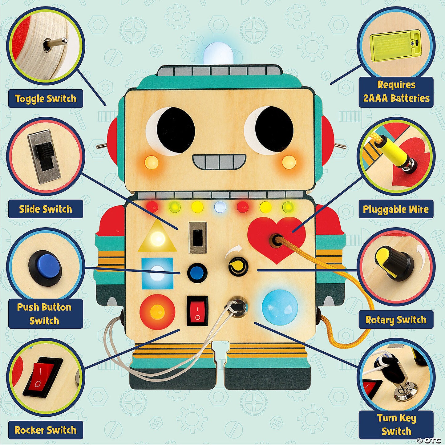 Blinkity Bot Busy Robot