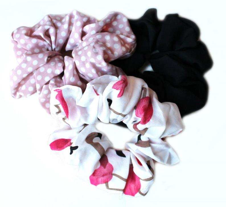 Flamingo Mix Scrunchies