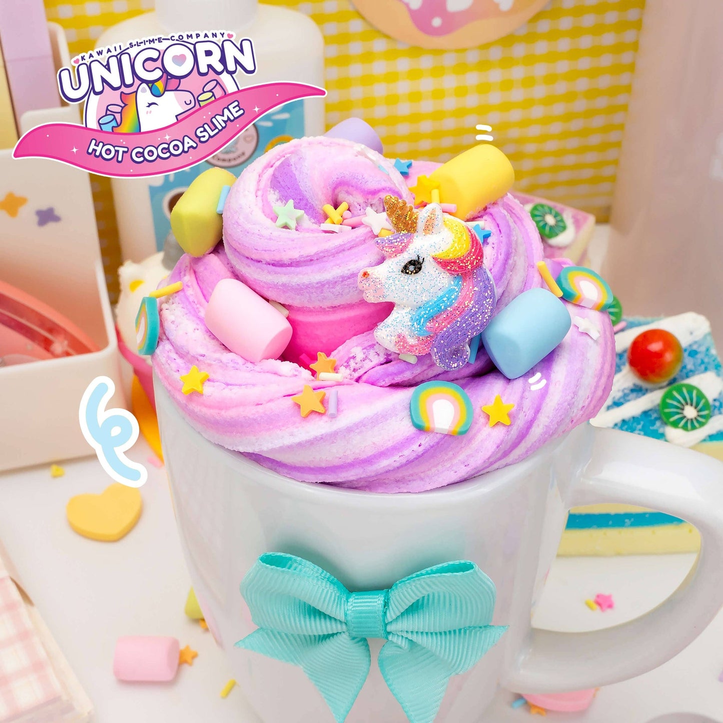 Unicorn Hot Cocoa Slime