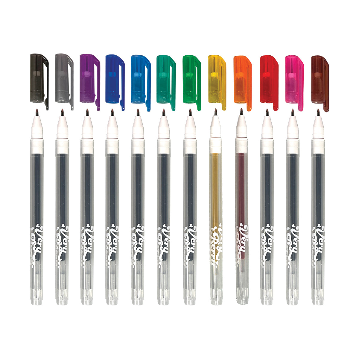 Strawberry Gel Pens 12pc