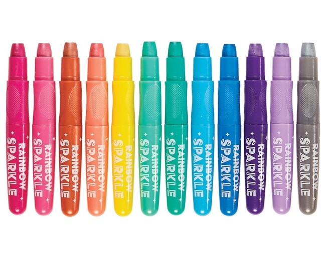 Sparkle Gel Crayon 12 Pc