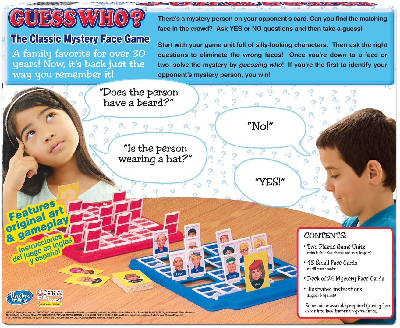 Guess Who 1980s Game