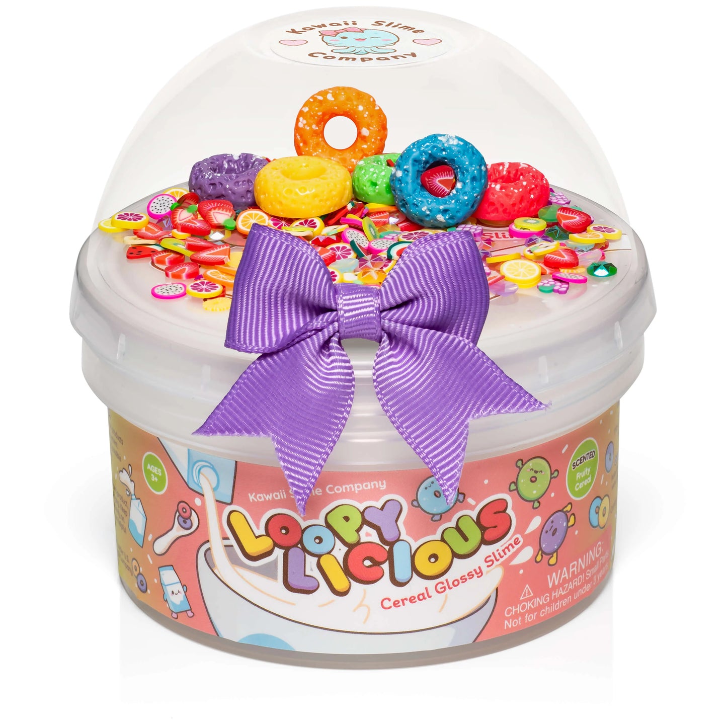 Kawaii Slime Loopilcious Cereal Glossy Slime