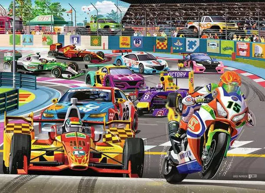 Racetrack Rally 60pc Puzzle