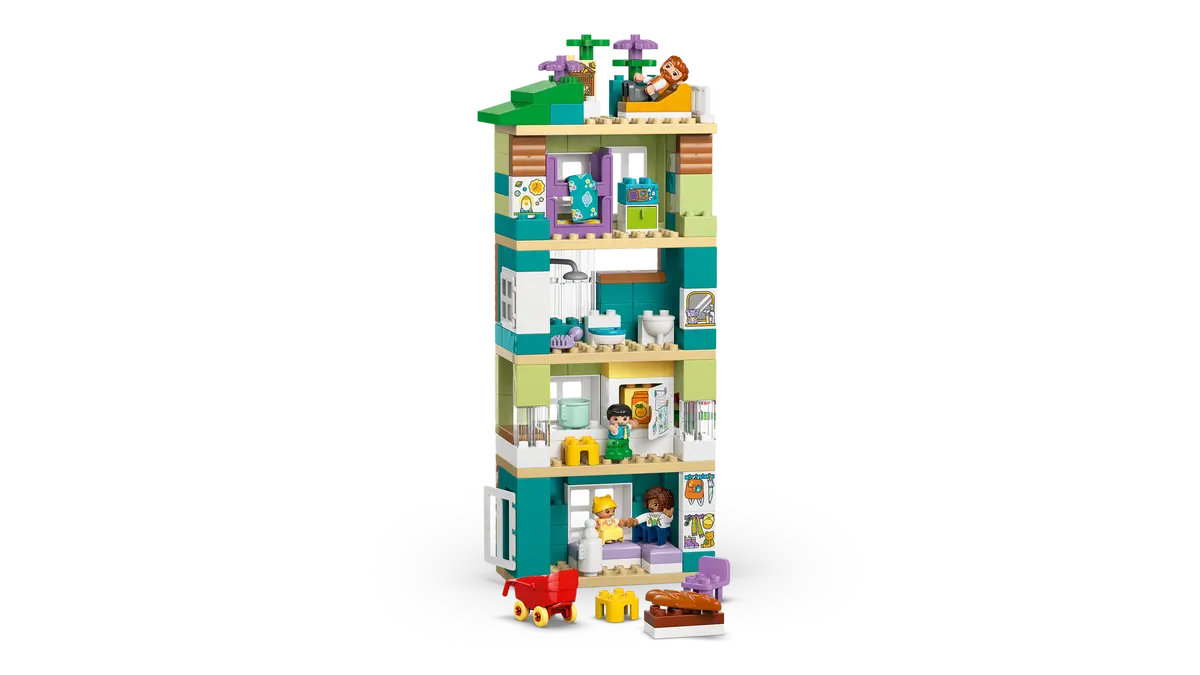 Lego Duplo 3 In 1 Modern Family House With Figures