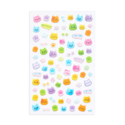 Bitsy Stickers Color Cats