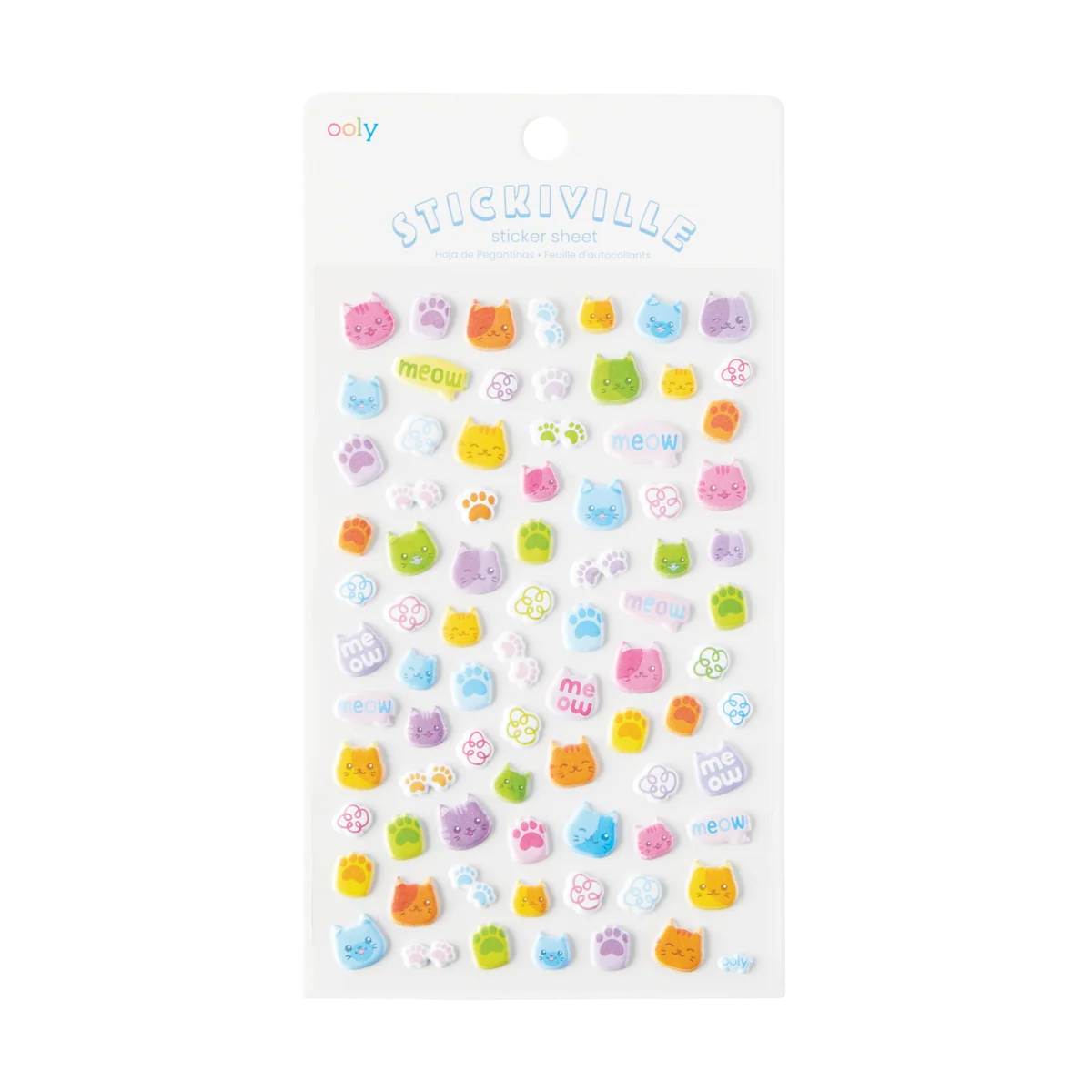 Bitsy Stickers Color Cats