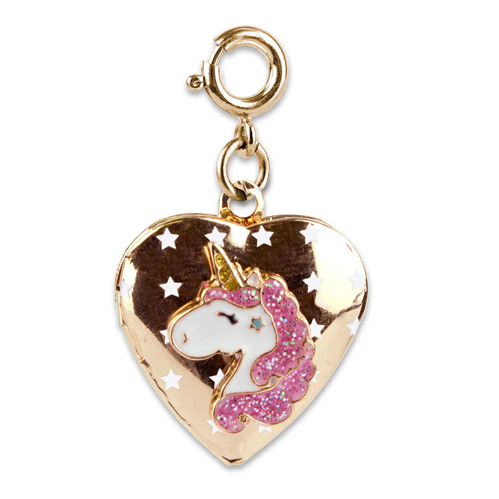 Charm It Gold Unicorn Locket Charm