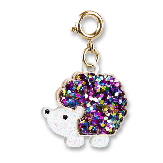 Charm It Gold Glitter Hedgehog Charm