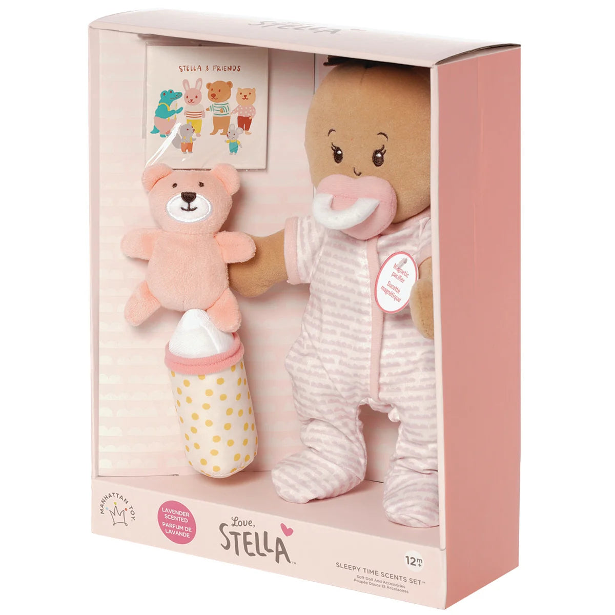 Love Stella Sleepy Time Set Beige Doll Brown Tuft