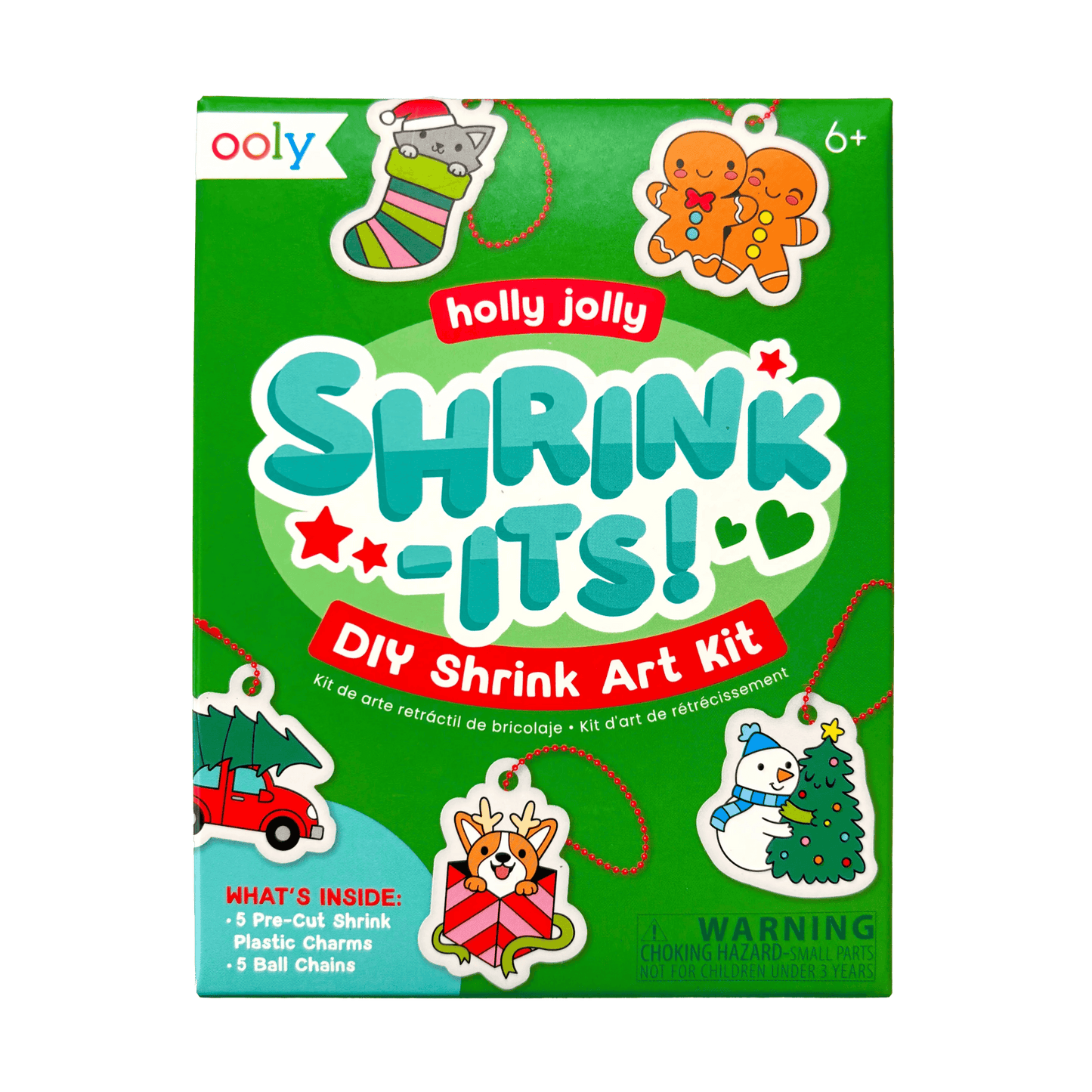 Ooly Holly Jolly Mini Shrink Its Kit