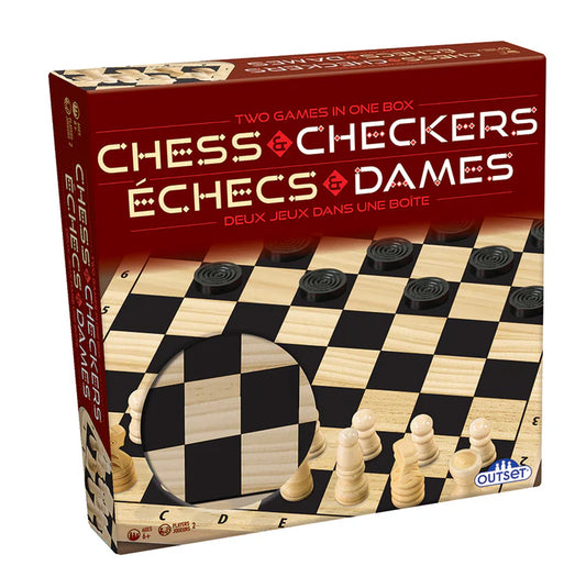 Wooden Chess and Checkers