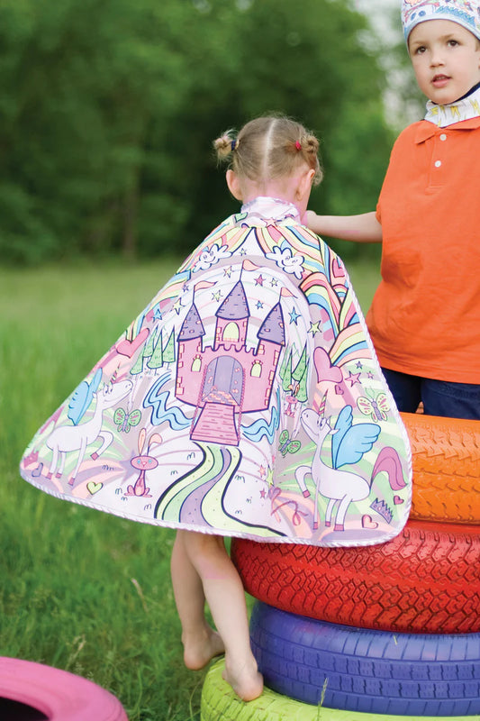 Princess Color in Cape with Markers