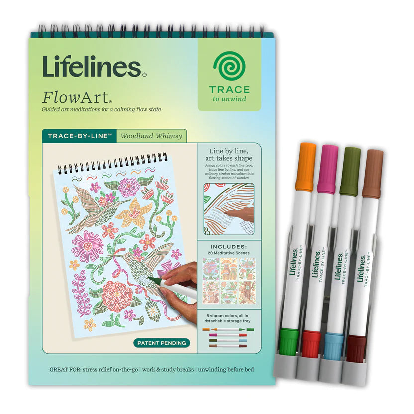 FlowArt Trace-By-Line Woodland Whimsy