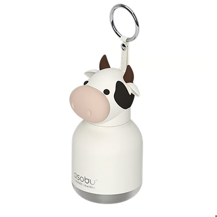 Cow Mini Bottle With Straw
