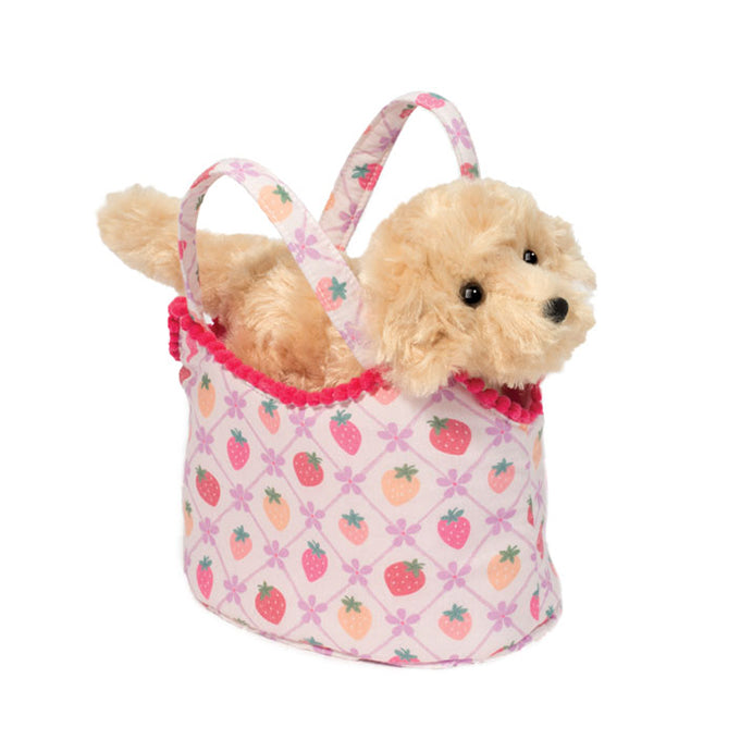 Berry Sweet Sassy Pet Sak w/ Golden Retriever