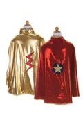 Reversible Wonder Cape (Lightening Bolt & Star)
